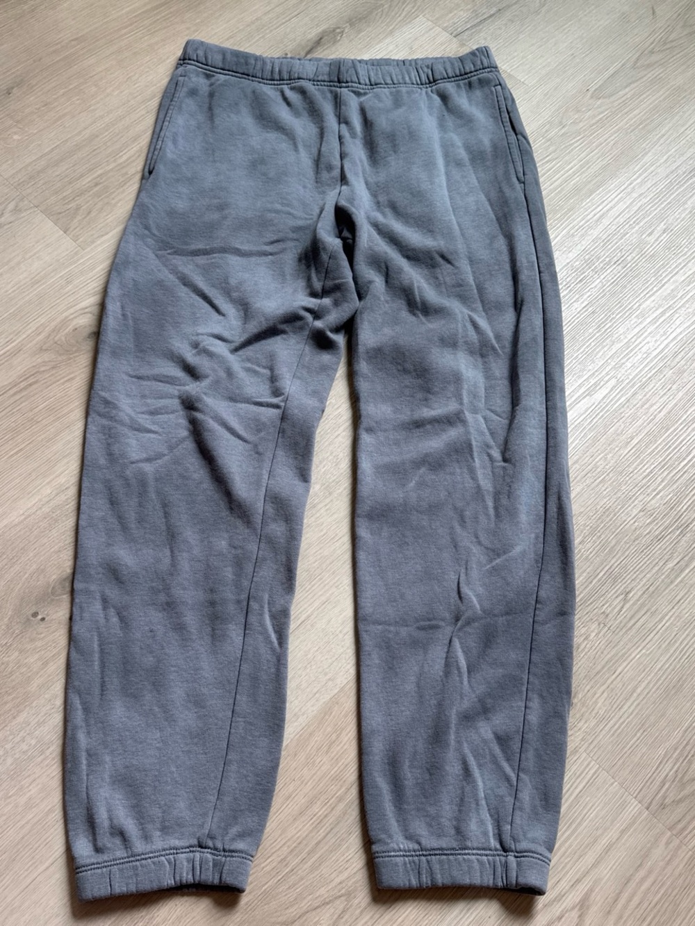GAP Gray Fleece Track Joggers